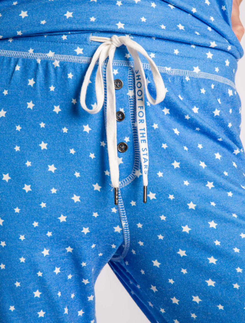 Blue Star Long Jam Pant- Tranquil Blue