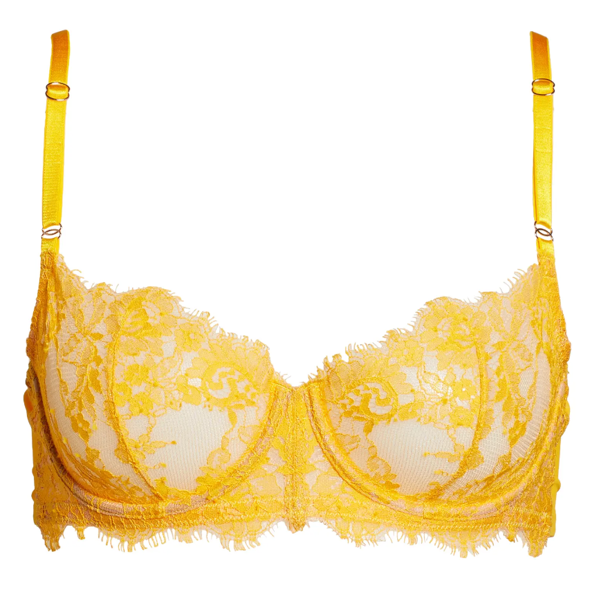 Entice Balconette Bra - Marigold/Nylon