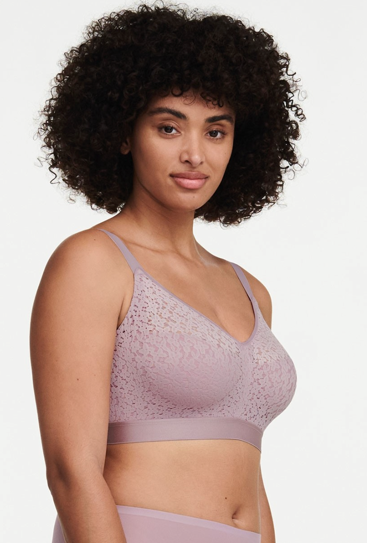 Norah Comfort Supportive Wirefree Bra - Pale Rose