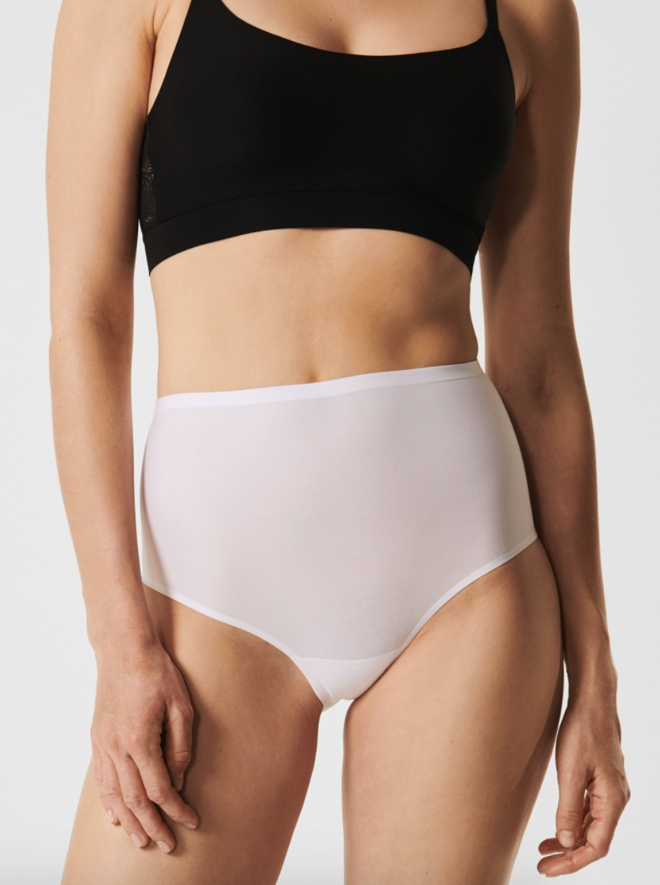 SoftStretch High Waist Brief - White