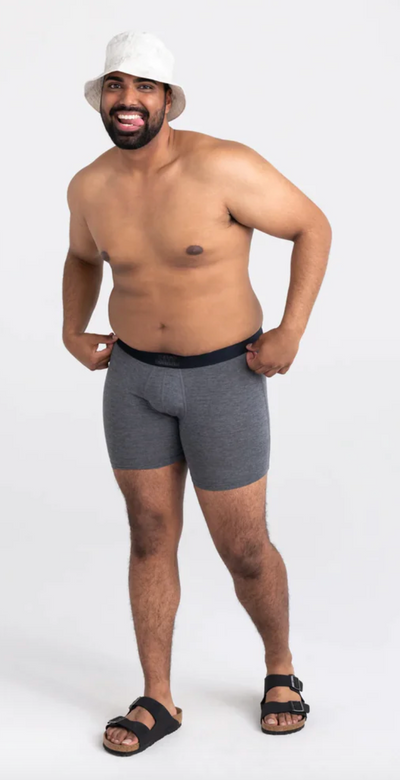 Vibe Super Soft Boxer Brief - Graphite Heather