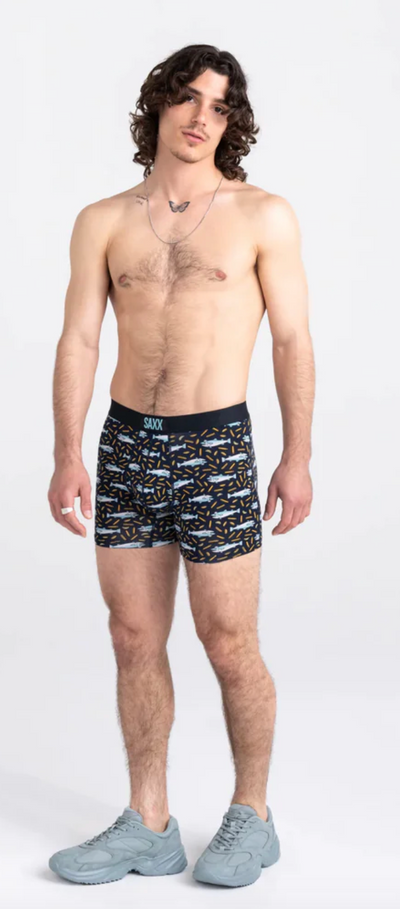 Vibe Super Soft Boxer Brief / Slim Fit - Fish & Chips- Navy