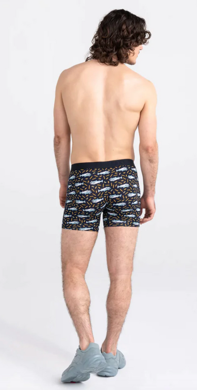 Vibe Super Soft Boxer Brief / Slim Fit - Fish & Chips- Navy