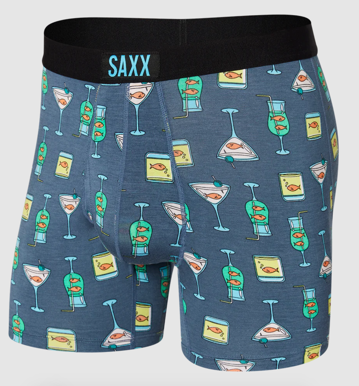 Ultra Boxer Brief - Nautical Nightcap- Blue