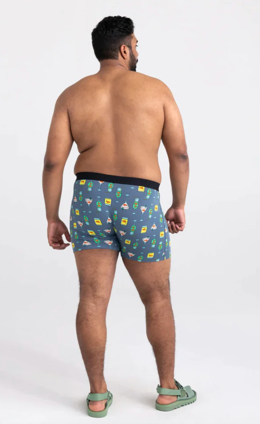 Ultra Boxer Brief - Nautical Nightcap- Blue