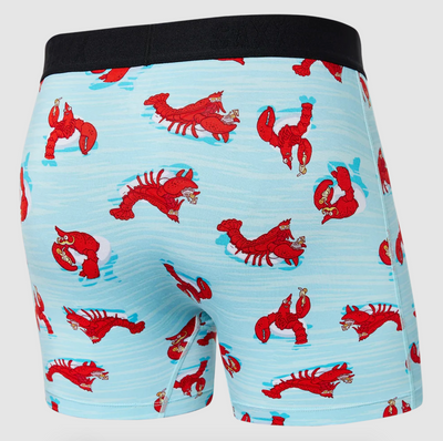 Ultra Super Soft Boxer Brief - Lobster Lounger- Aqua