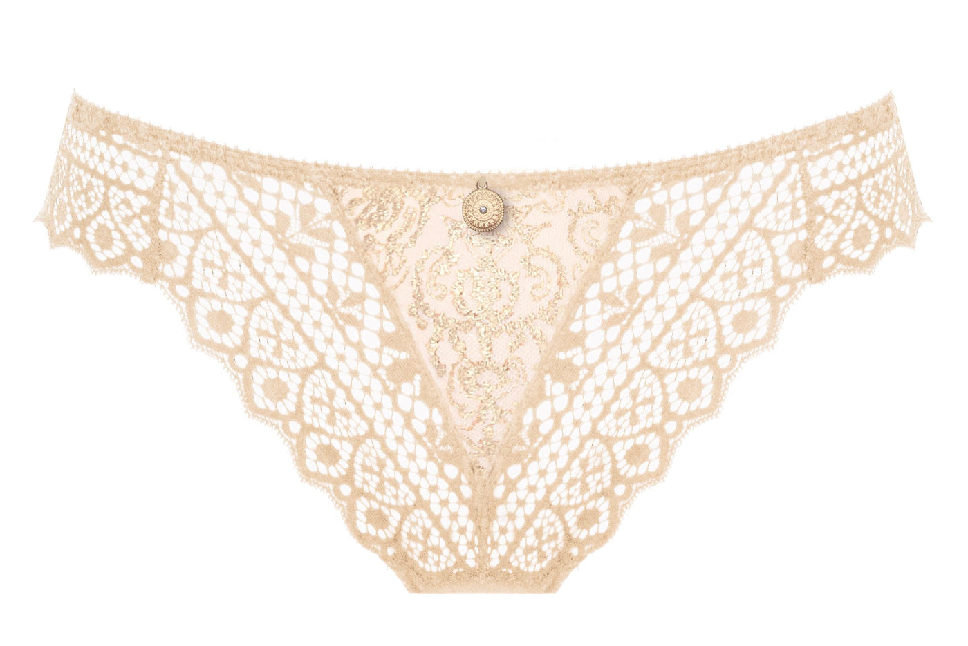 Cassiopee Thong -Creamy Beige