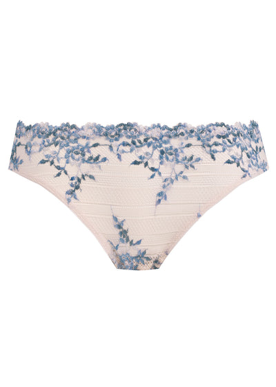 Embrace Lace Brief - Parchment/Blue