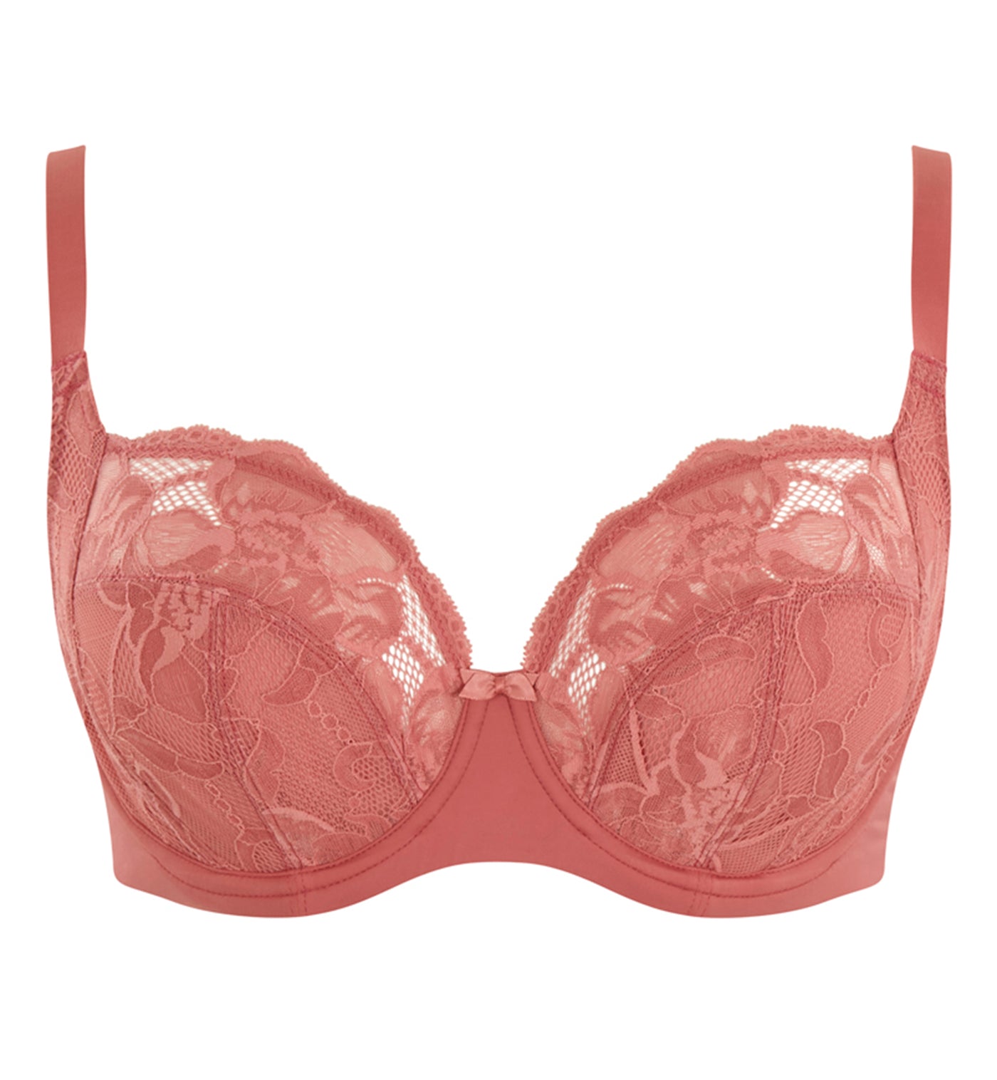 Rocha Low Front Balconette Bra- Garnet Rose