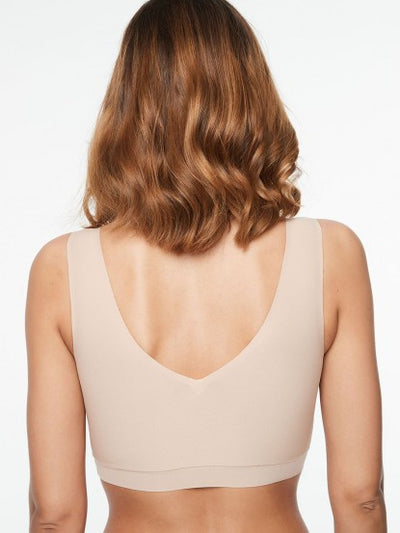 Softstretch Padded V-Neck Bra - Ultra Nude