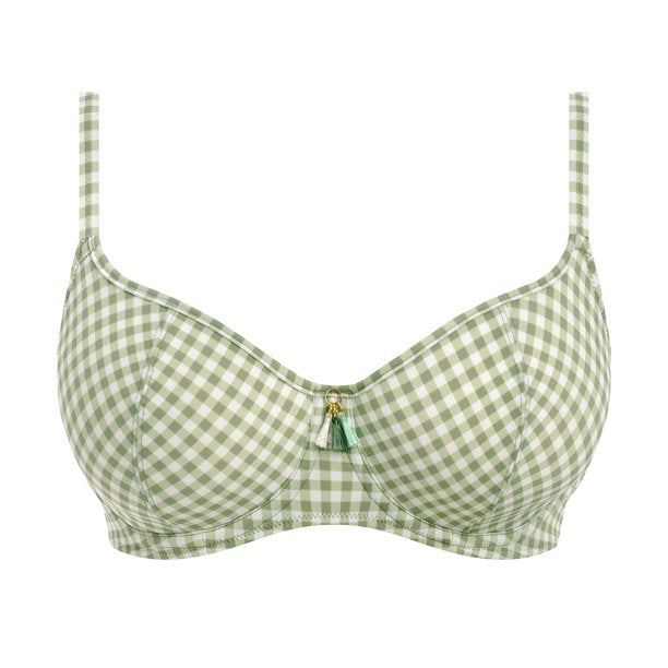 Check In Sweetheart Bikini Top - Khaki