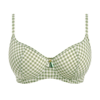Check In Sweetheart Bikini Top - Khaki