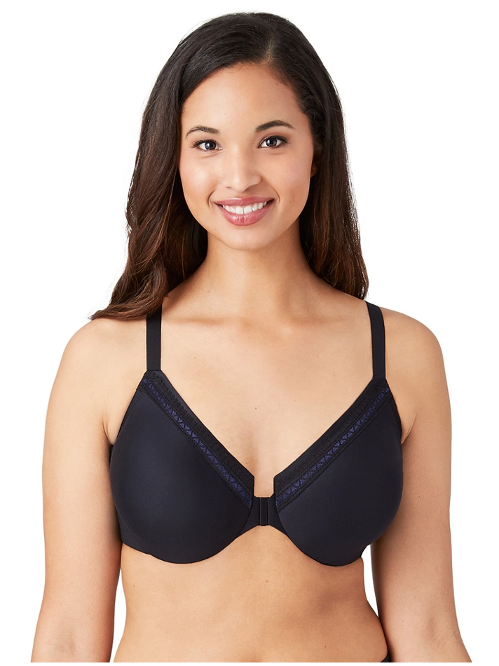 Perfect Primer Front Close Underwire Bra - Black