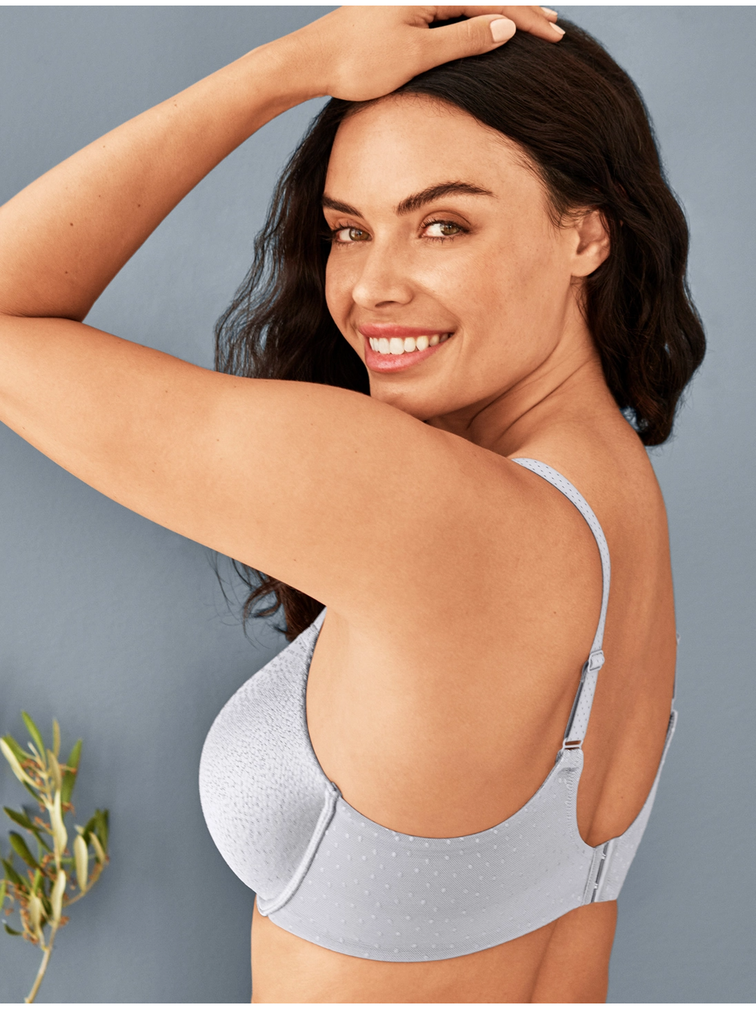 Back Appeal T-Shirt Bra - Silver Sconce