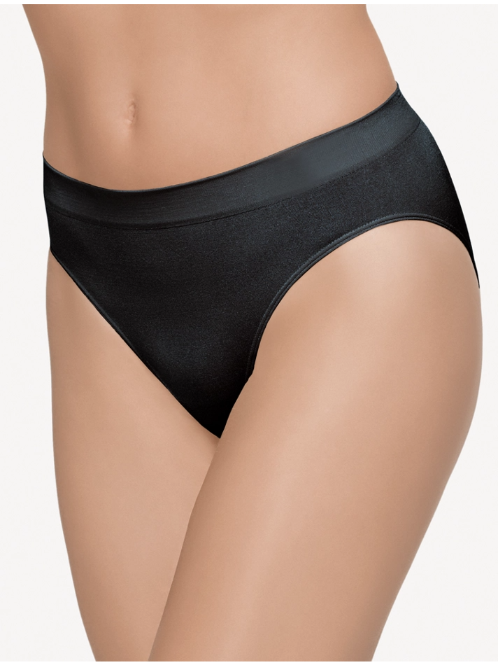 B-Smooth Seamless Hi-Cut Brief - Black