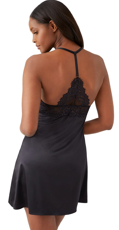 Center Stage Chemise - Black/Graphite