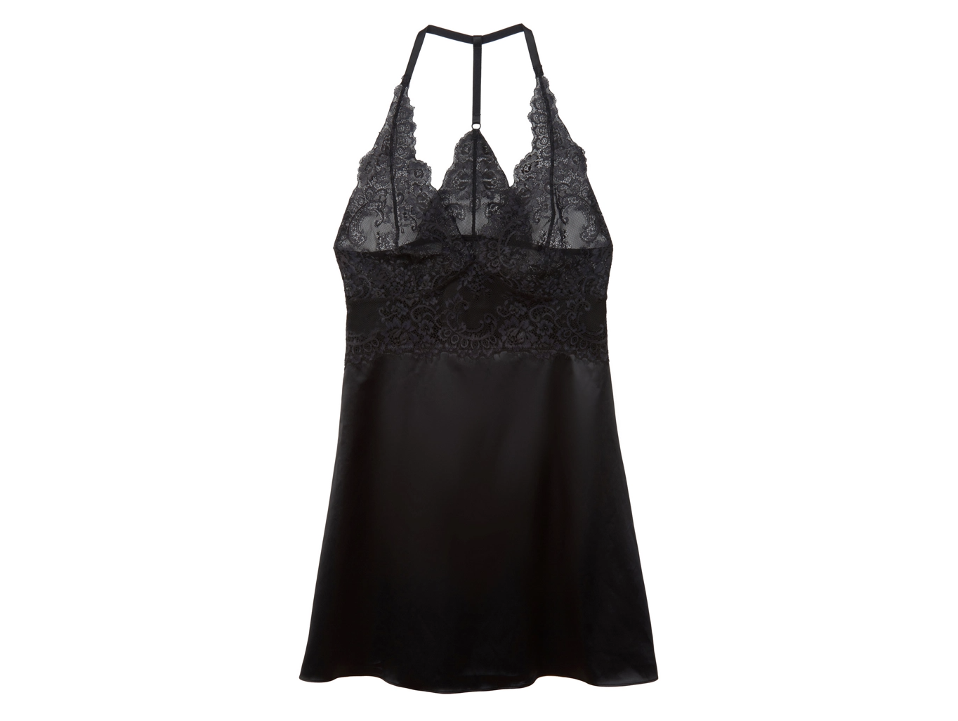 Center Stage Chemise - Black/Graphite