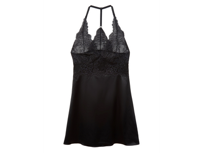 Center Stage Chemise - Black/Graphite
