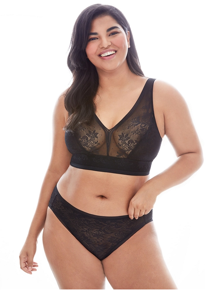 Net Effect Bralette Softcup - Black