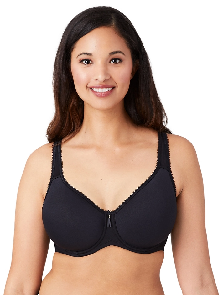 Basic Beauty Spacer Underwire T-Shirt Bra - Black