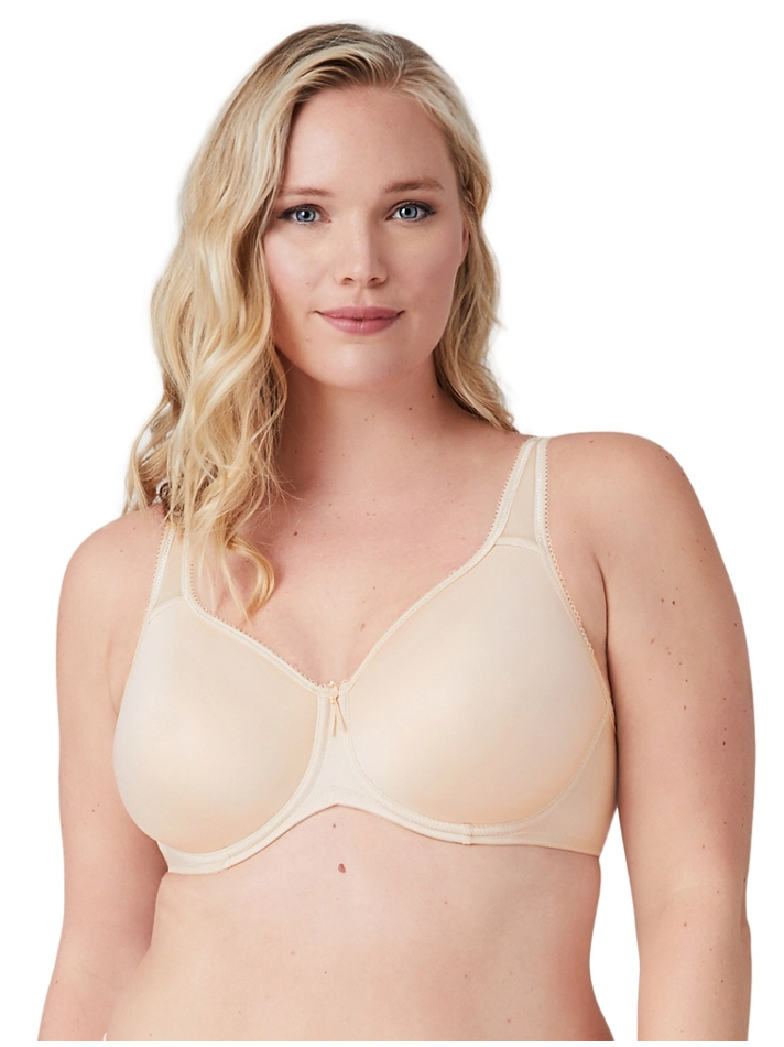 Basic Beauty Spacer Underwire T-Shirt Bra - Sand