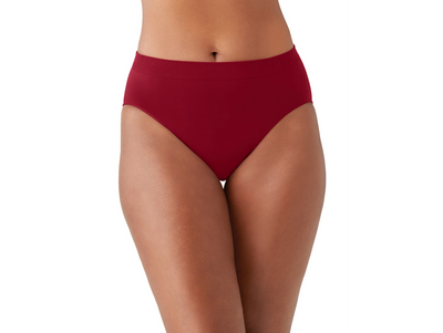 B-Smooth Seamless Hi-Cut Brief - Rhubarb