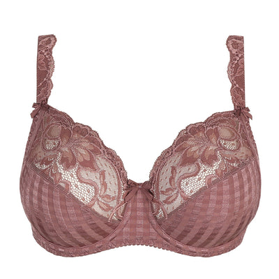 Madison Full Cup Wire Bra - Satin Taupe