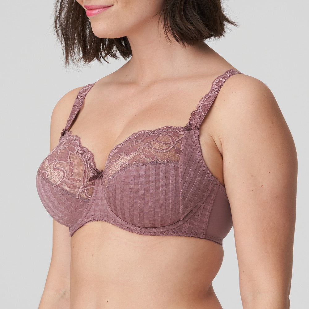 Madison Full Cup Wire Bra - Satin Taupe