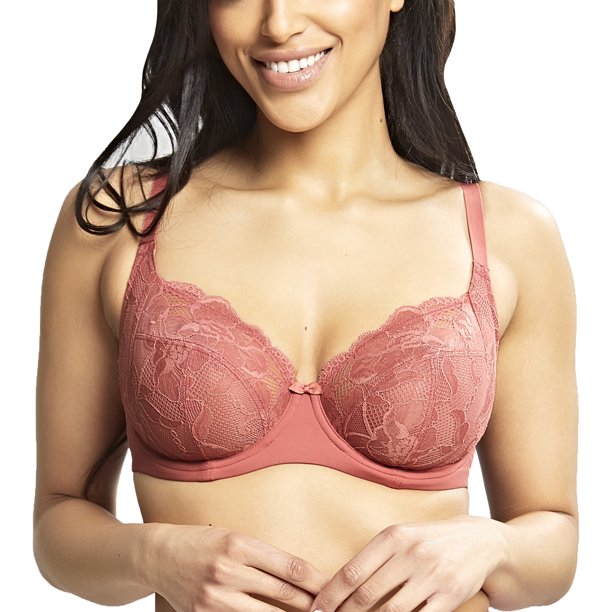 Rocha Low Front Balconette Bra- Garnet Rose