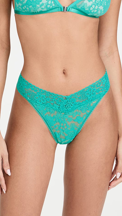 Signature Lace Original Rise Thong - Mermaid Tail