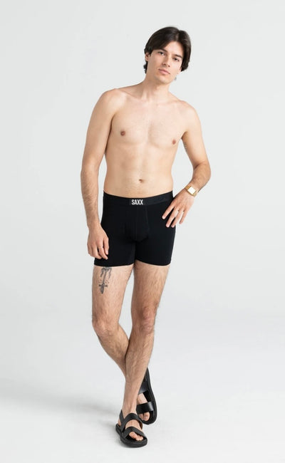 Ultra Super Soft Jersey Boxer - Black