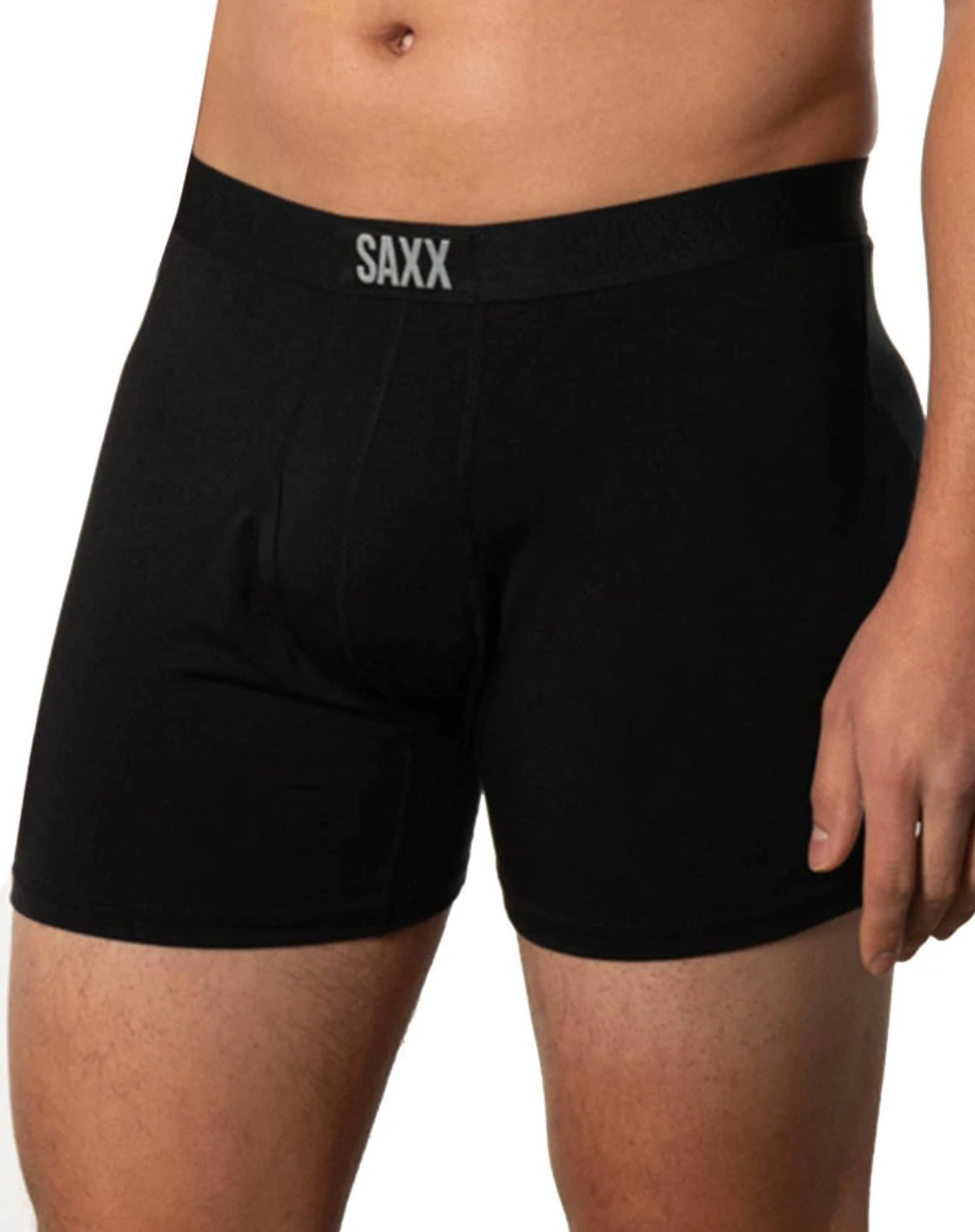 Ultra Super Soft Jersey Boxer - Black