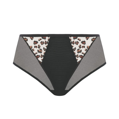 Namrah High Leg Brief - Black