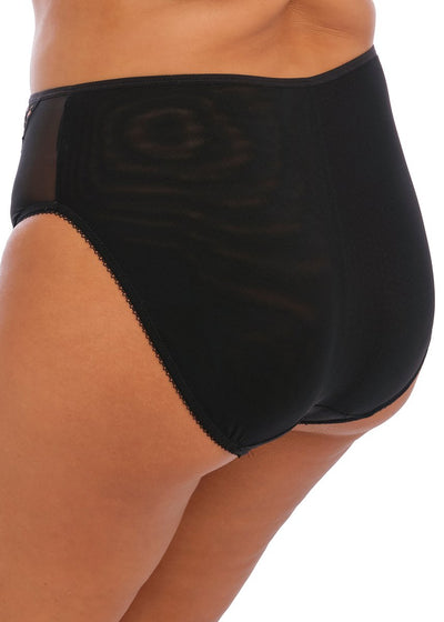 Namrah High Leg Brief - Black