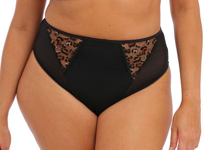 Namrah High Leg Brief - Black