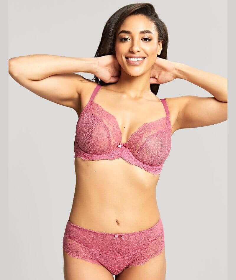 Ana Plunge Bra - Berry Pink