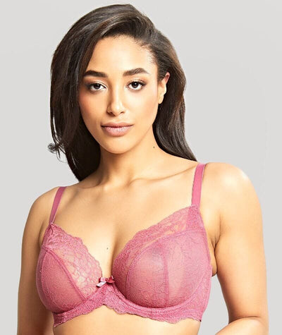 Ana Plunge Bra - Berry Pink