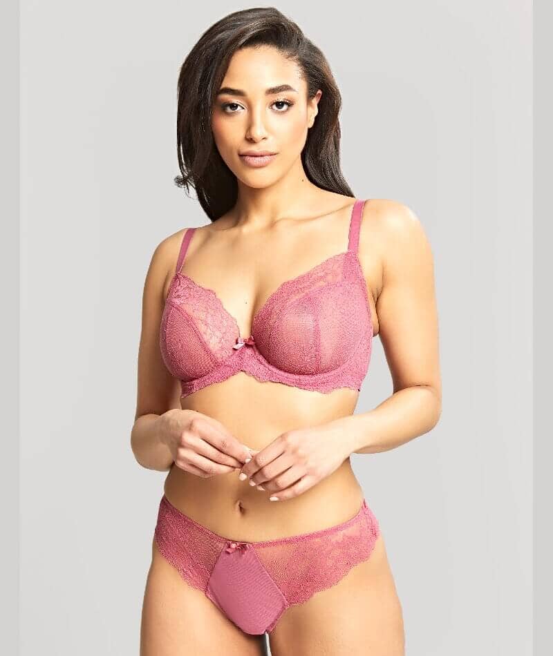 Ana Plunge Bra - Berry Pink