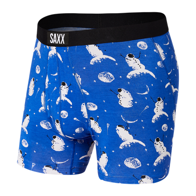 Ultra Boxer Brief - Peak Blue Astro Snowman