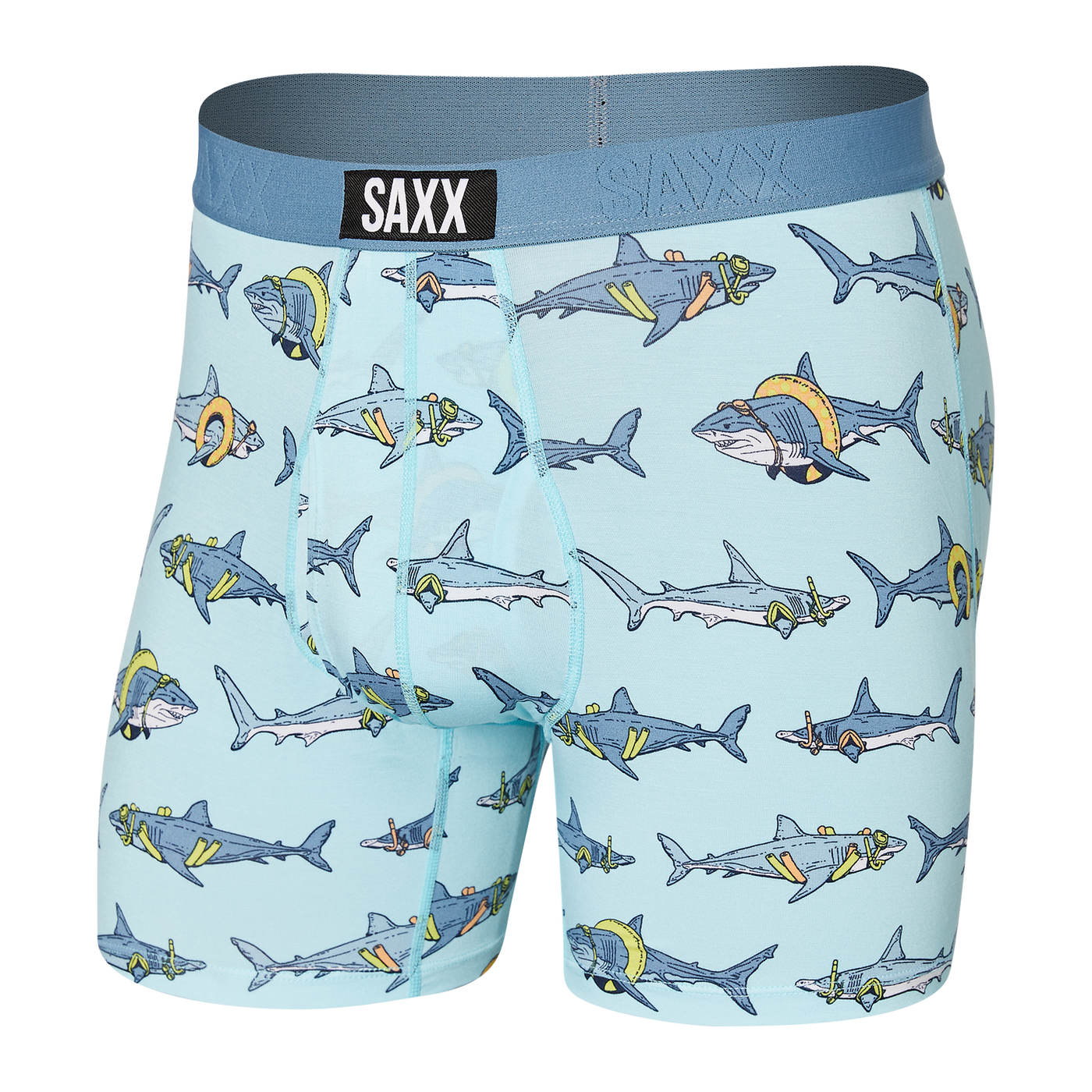 Ultra Boxer Brief - Pool Sharks- Sea Glass