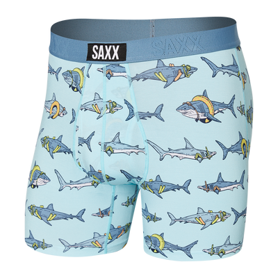 Ultra Boxer Brief - Pool Sharks- Sea Glass