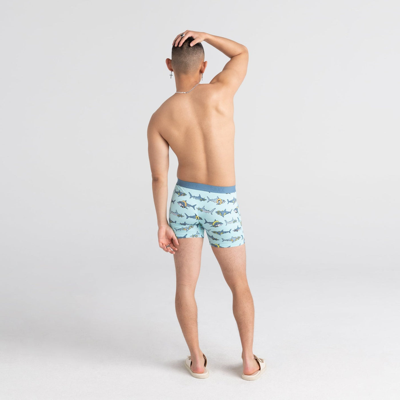 Ultra Boxer Brief - Pool Sharks- Sea Glass