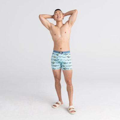 Ultra Boxer Brief - Pool Sharks- Sea Glass