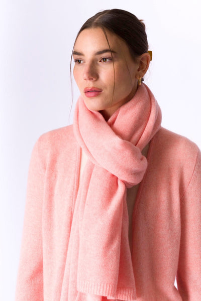 Cashmere Scarf/Wrap - Baby Pink