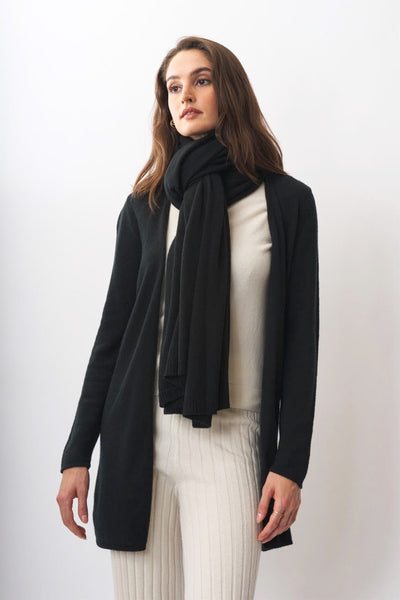 Cashmere Scarf/Wrap - Black